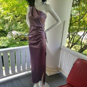 BOUBOU New Elegant One-Shoulder Slip-on Dress
